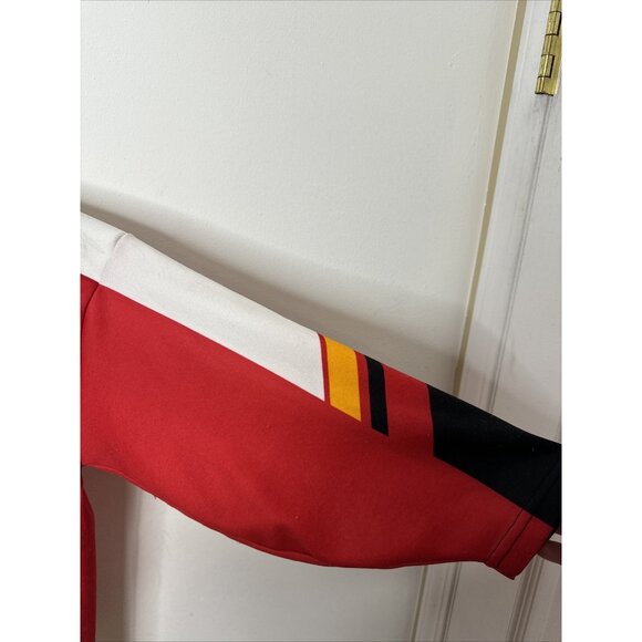 Rare Vintage CCM NHL Calgary Flames Jersey Youth L XL Red - Picture 4 of 8